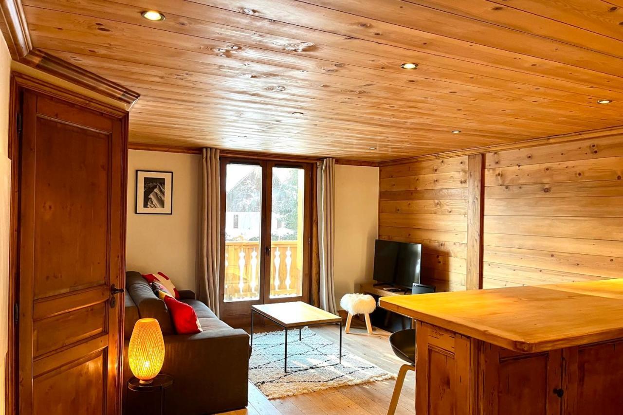 Chic And Cosy Apt With Balcony In Megève Exteriér fotografie