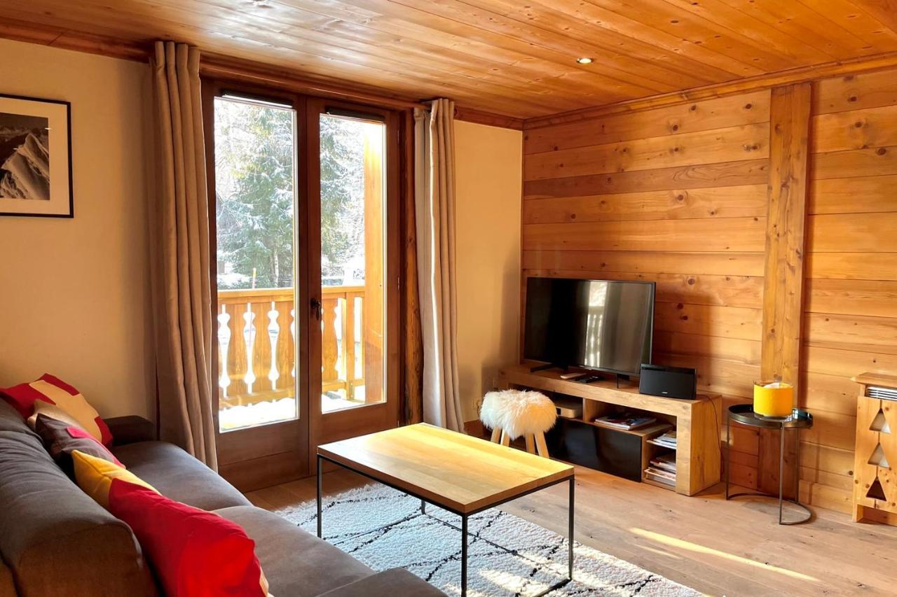 Chic And Cosy Apt With Balcony In Megève Exteriér fotografie